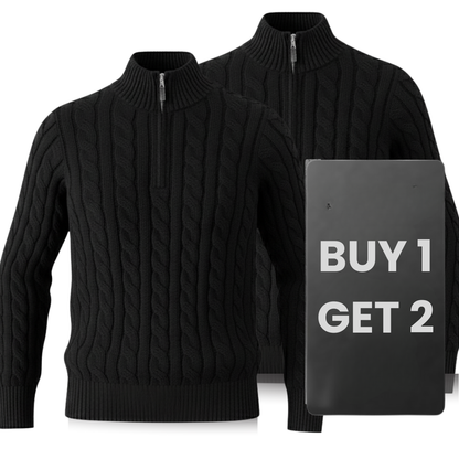 Pull torsadé en cachemire (DESTOCKAGE) – 1 Acheté = 2 Offerts