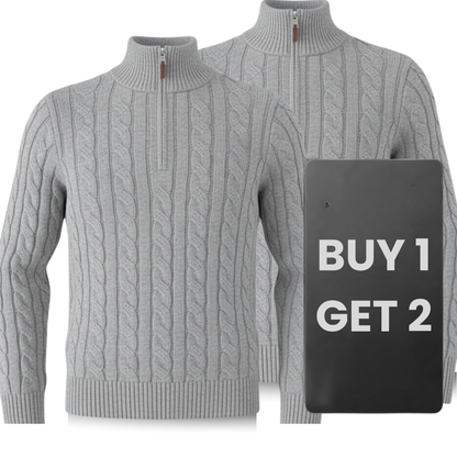 Pull torsadé en cachemire (DESTOCKAGE) – 1 Acheté = 2 Offerts