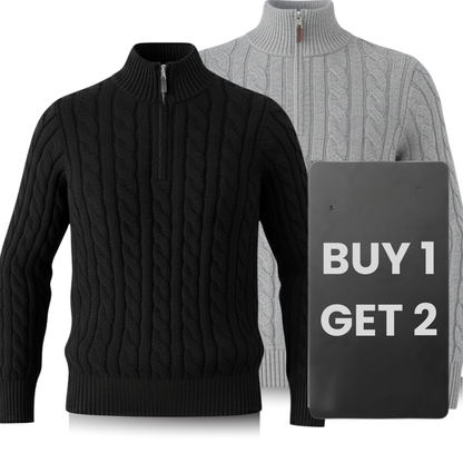 Pull torsadé en cachemire (DESTOCKAGE) – 1 Acheté = 2 Offerts