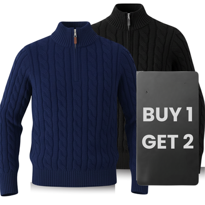 Pull torsadé en cachemire (DESTOCKAGE) – 1 Acheté = 2 Offerts